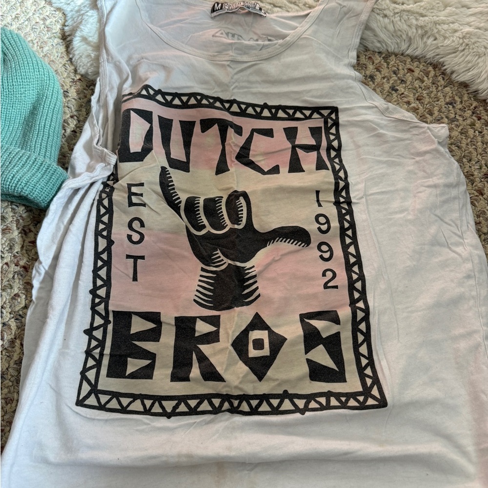 Sun color changing dutch bros tank top